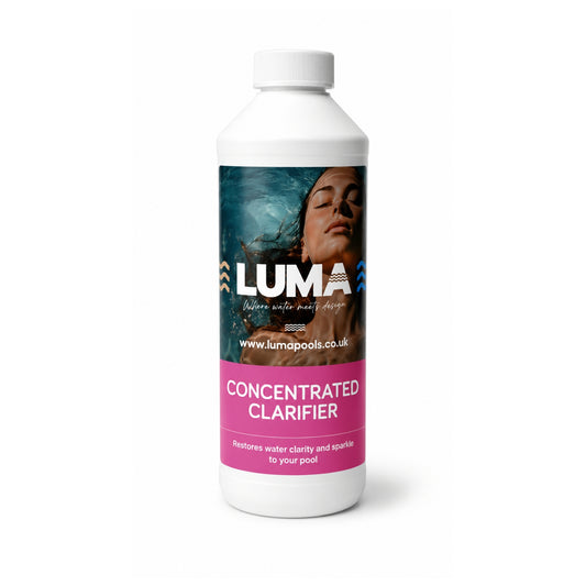 Luma Premium Water Clarifier Concentrate 1 Litre | Swimming Pool Water Clarity Treatment
