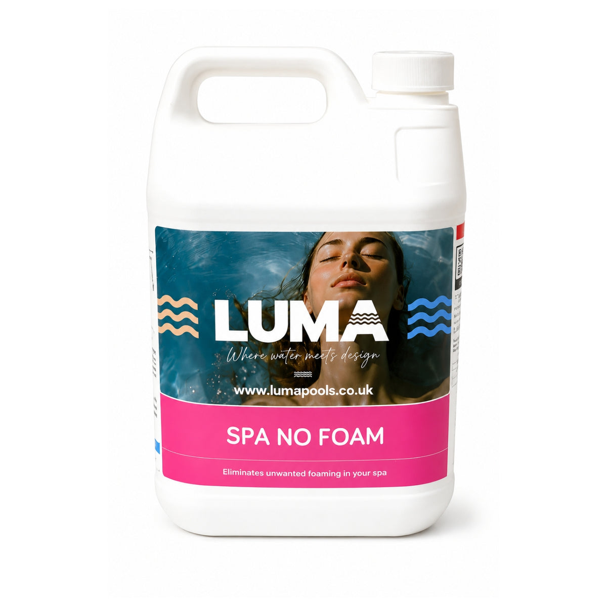 Luma Premium Spa No-Foam 1 Litre | Hot Tub & Spa Foam Control Treatment