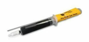 Single dye tester - blue