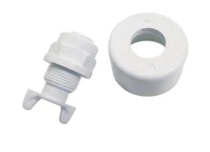 End cap and Micallef gland to convert from 1.5" pipe to flexible conduit