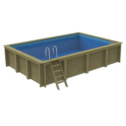 Plastica Nazca 6m x 4m Wooden Pool Package with Argonaut/Endurance Filtration