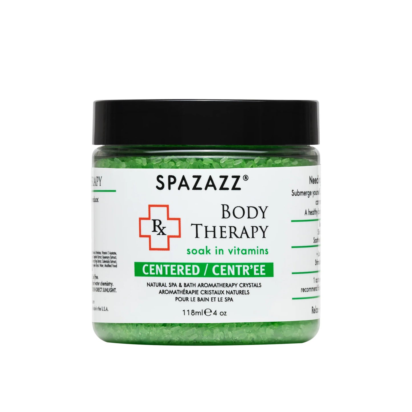 Spazazz RX Therapy 113g Spa Crystals - Body Therapy / Centered