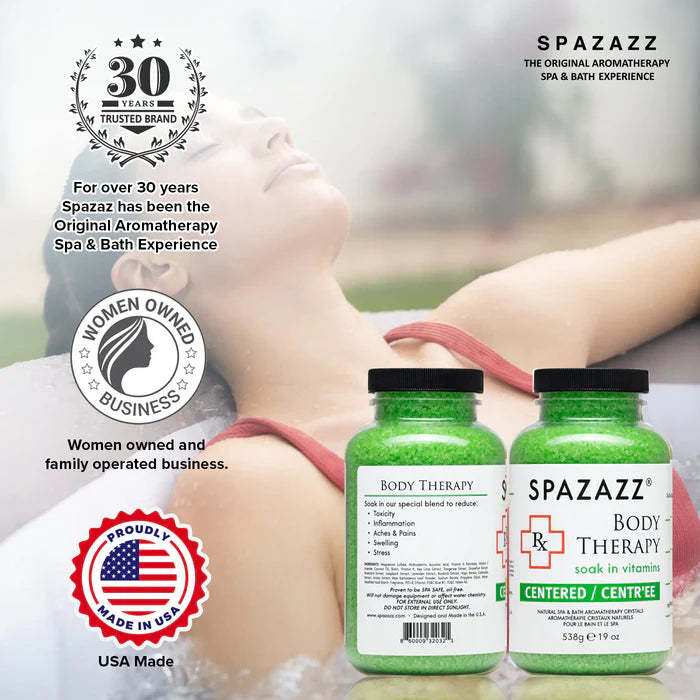 Spazazz RX Therapy 113g Spa Crystals - Body Therapy / Centered