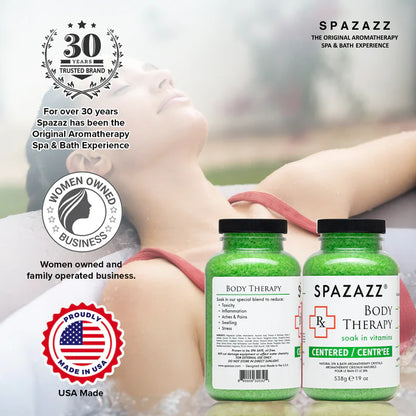 Spazazz RX Therapy 113g Spa Crystals - Body Therapy / Centered