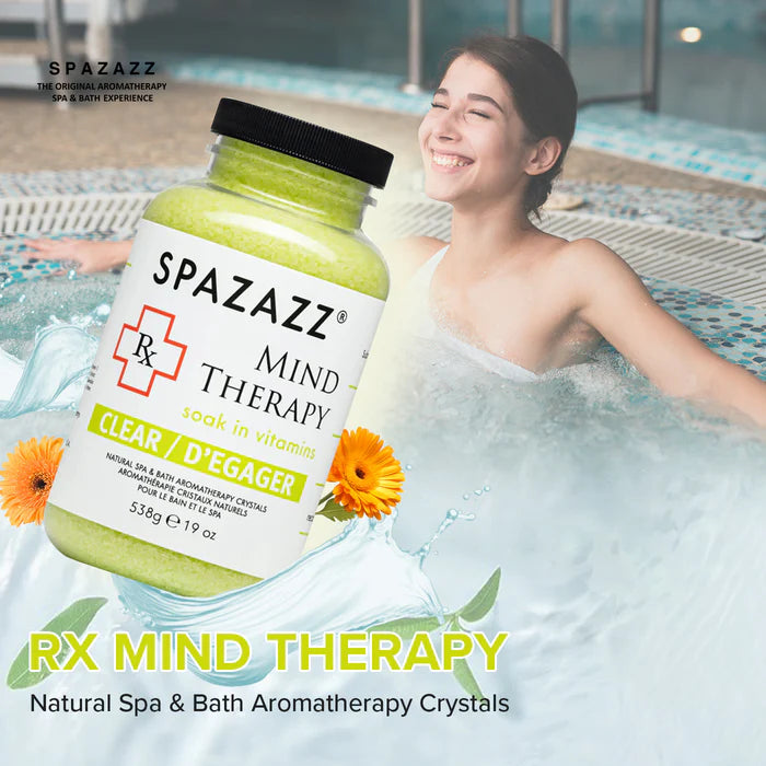 Spazazz RX Therapy 113g Spa Crystals - Mind Therapy / Clear