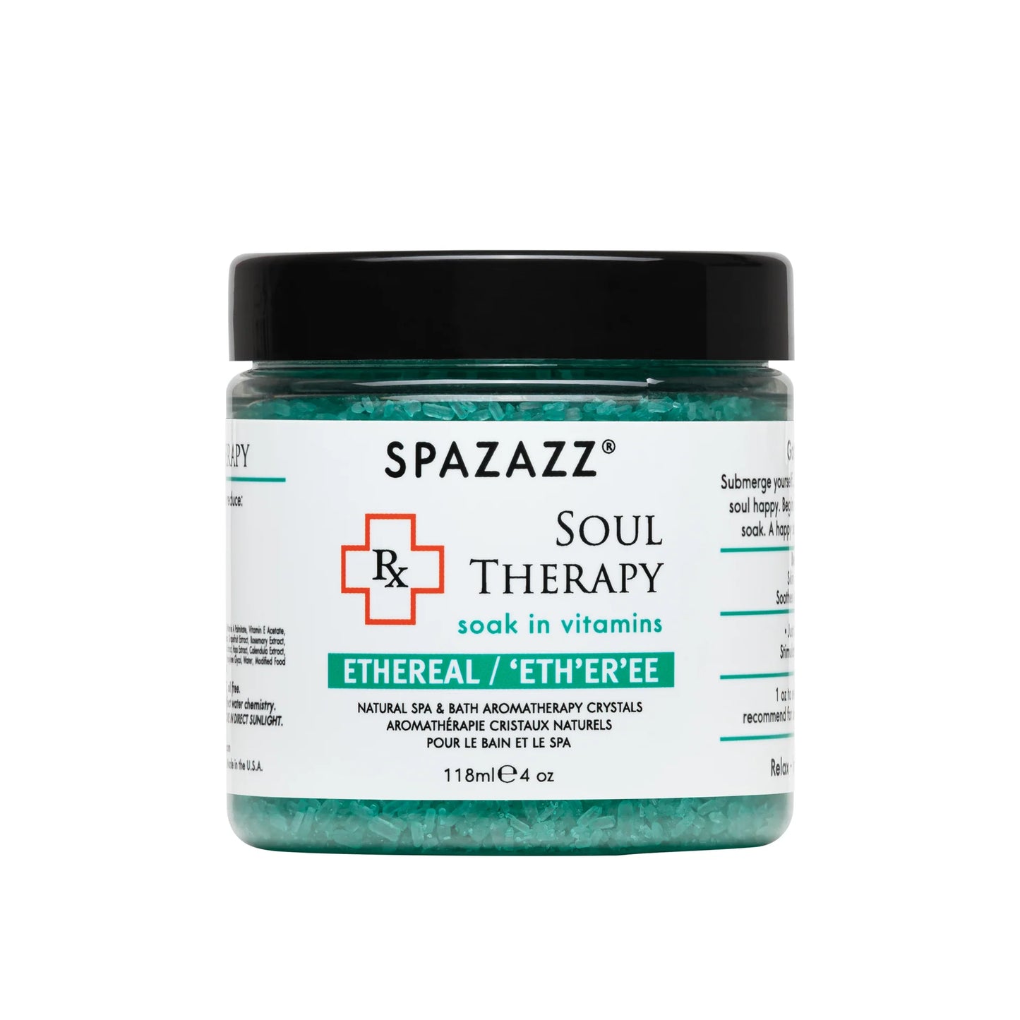 Spazazz RX Therapy 113g Spa Crystals - Soul Therapy / Ethereal