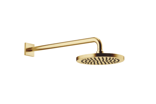 Tylo Rain Shower, Round, Brushed Brass
