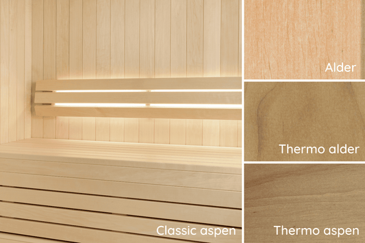 Tylo Sauna Bench 446 x 1520 Aspen