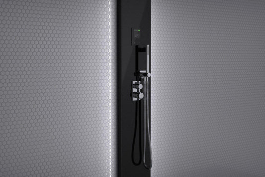 Tylo Stella Steam Shower Column 2/4 Chrome / Black Column