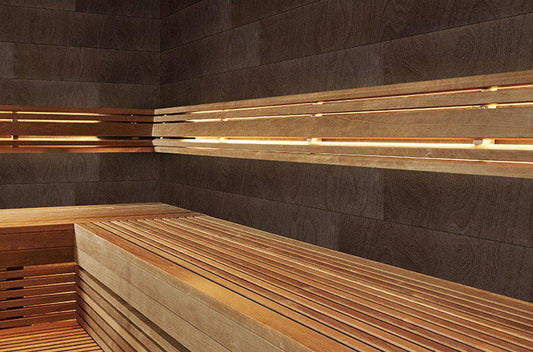 Tylo Taika Panelling, Brown, 12 x 196 x 3050mm