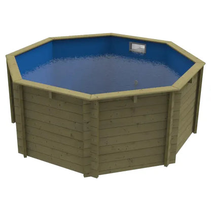 Plastica 10ft Wooden Fun Pool 4ft deep Package - no liner