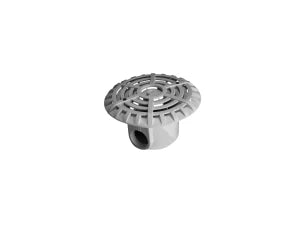 Main Drain c/w plug bush and nipple - Grey