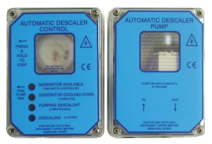 Auto Descale System. Comprises of: Dosing unit, 25 litre day tank and fittings, 1 x 1kg citric acid descaler - suits most makes