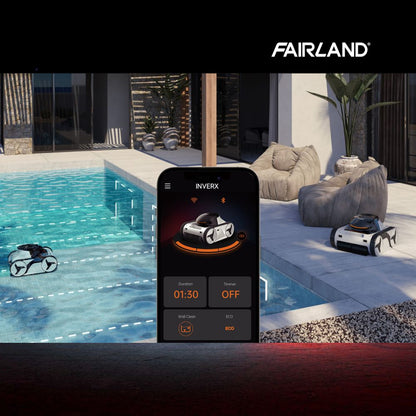 Inver X-Warrior Robotic Pool Cleaner M80 with AI-Wireless Technology